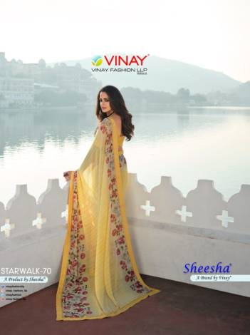 Starwalk Vol 70 By Vinay Fancy Printed Saree Collection